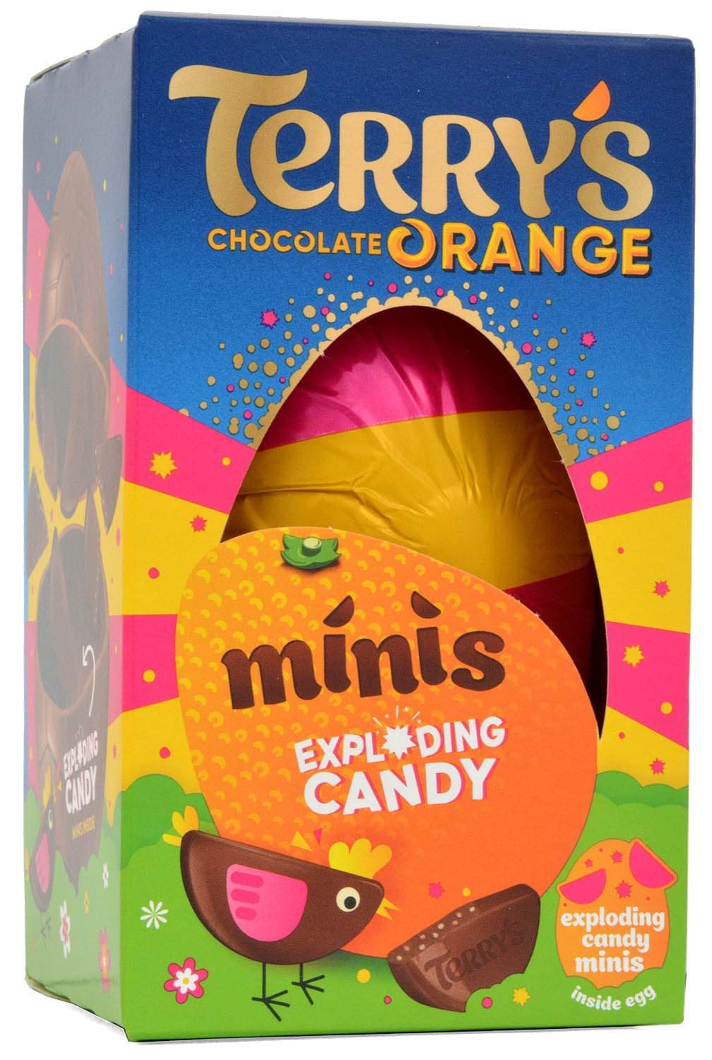 Terrys Chocolate Orange Small Exploding Candy Egg 91g
